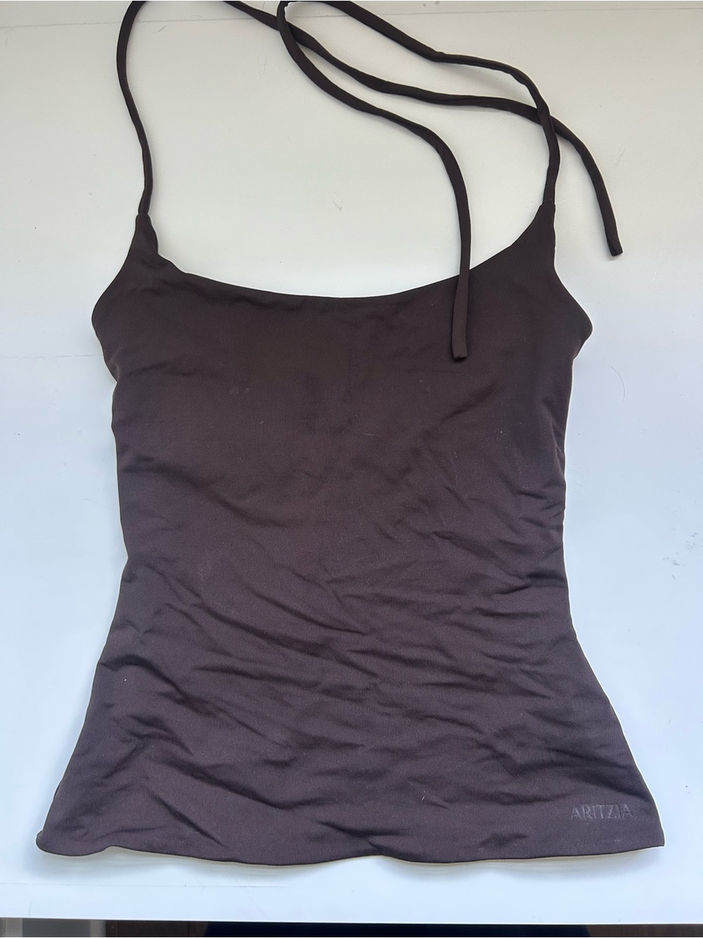Grace Brown Halter Camisole